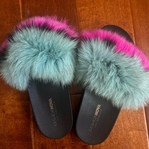 Fluffy Sandals